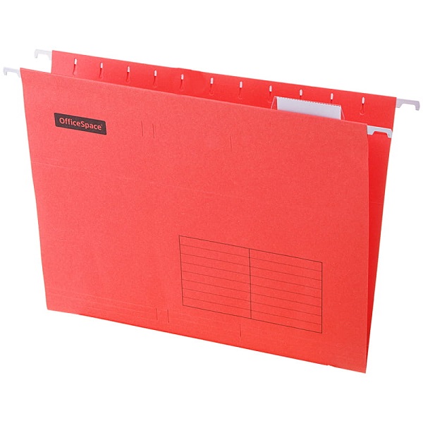 Файл подвесной А-4 OfficeSpace с табулятором 296358 красная