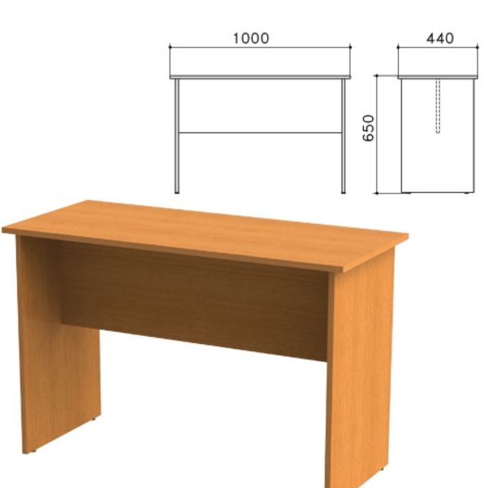 Стол подставной 1002*442*660 мм, орех, Фея СФ04.5