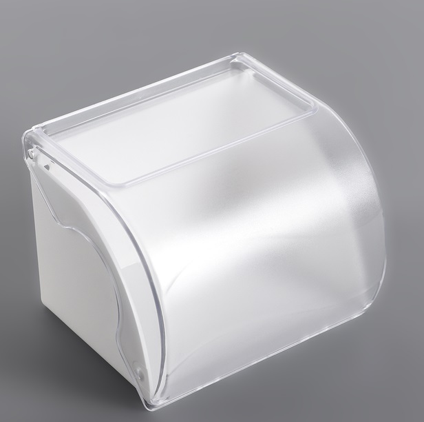 Держатель для туалетной бумаги с полочкой, пластик 3401019
