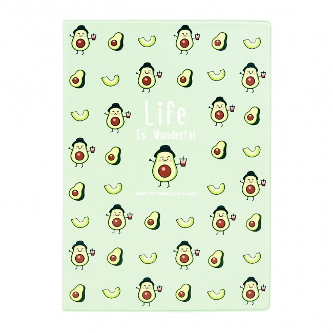 Обложка для паспорта Life is - avocados, ПВХ