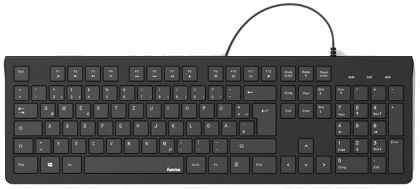 Клавиатура Hama KC-200 черный USB