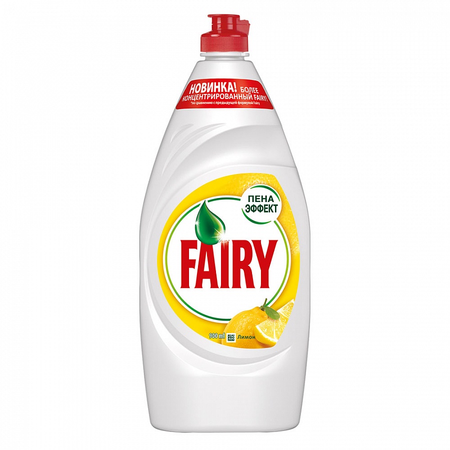 Средство д/посуды Fairy 900мл Сочный лимон