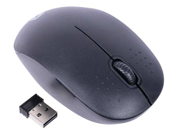 Мышь Oklick 685MW черный, оптическая (1200dpi) беспроводная USB (2but)