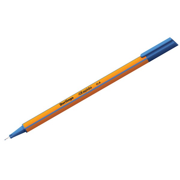 Ручка капиллярная Berlingo Rapido, синяя, 0,4мм CK_40101