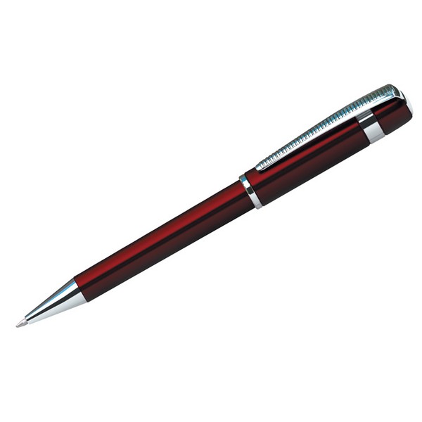 Ручка Berlingo шарик. с поворот. механизмом VELVET Classic CPs_70243 бордо корпус,0,7,синяя,футляр