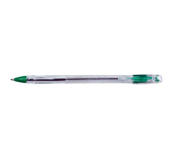 Ручка шариковая на масл.основе Crown OJ-500B зеленая