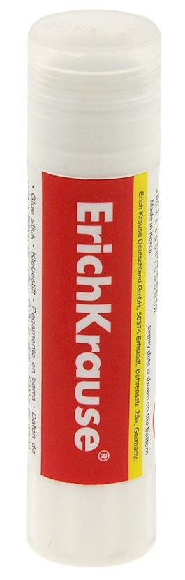 Клей-карандаш  8 гр ErichKrause Cristal, PVP 10999