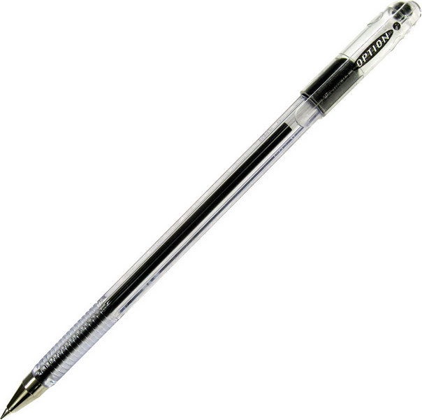 Ручка шариковая на масл.основе Option BОР-01 черная