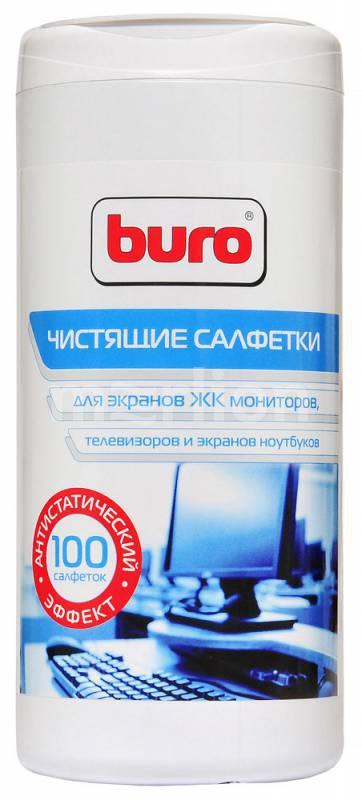 Салфетки очистительные для LCD Buro BU-TScreen 100шт 