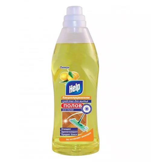 Средство для мытья полов 1кг HELP Лимон