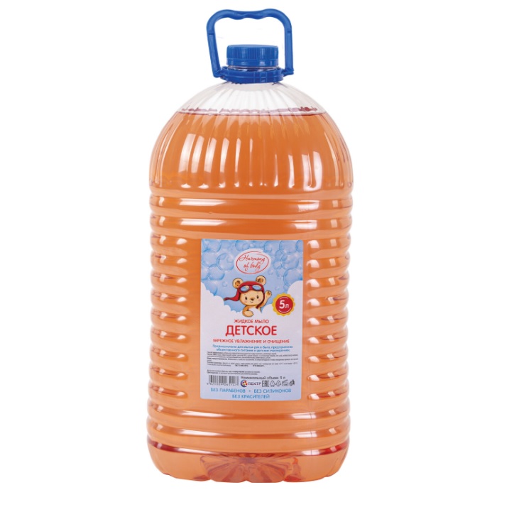 Мыло жидкое детское 5 л Harmony of body, ПЭТ