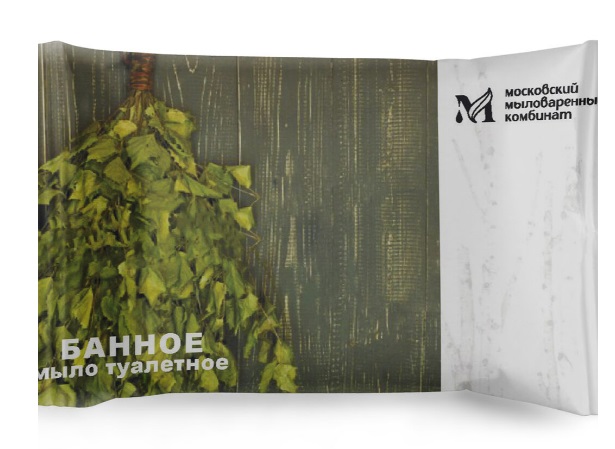 Мыло туалетное 100гр Банное, ММК цв.обертка